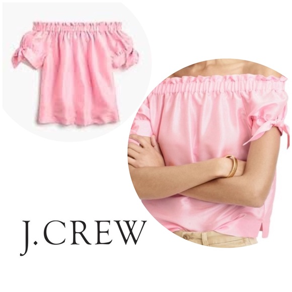 J. Crew Silk Pink Summer Blouse NEW! | E20-15 - Picture 1 of 8